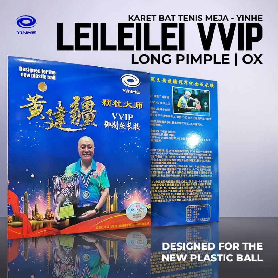Karet Bat Pingpong Yinhe Leileilei VVIP Bintik Panjang OX