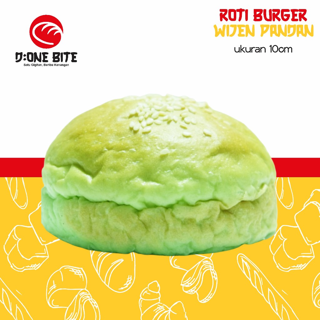 

Roti burger wijen pandan variant 3 & 6 - termurah dishopee
