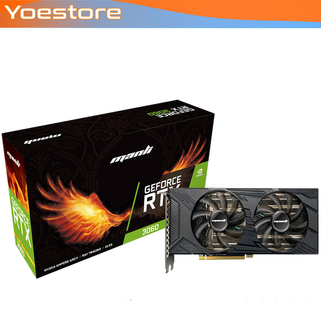 Manli GeForce RTX 3060 12GB DDR6 Nebula Twin LHR