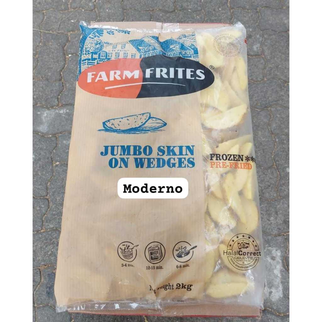 

Farm Frites jumbo skin on wedges 2 Kg