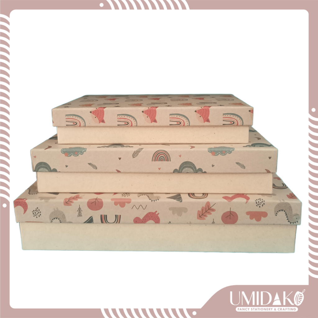 

[UMIDAKO] GIFT BOX | KOTAK KADO CRAFT S M L