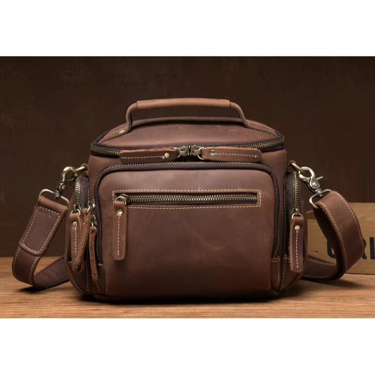 tas selempang/tas kamera/asli kulit sapi