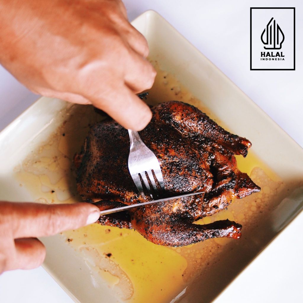 Texas Style Smoked Chicken / Ayam Asap Texas Style (Utuh/1 ekor)