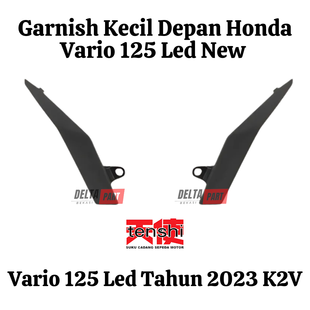 Garnis Fr Cover Sayap Depan Samping Kanan Kiri Vario 125 LED New K2V Gen 2