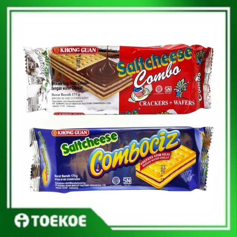 

TOEKOE Khong Guan Saltcheese Combo Combociz 175gr