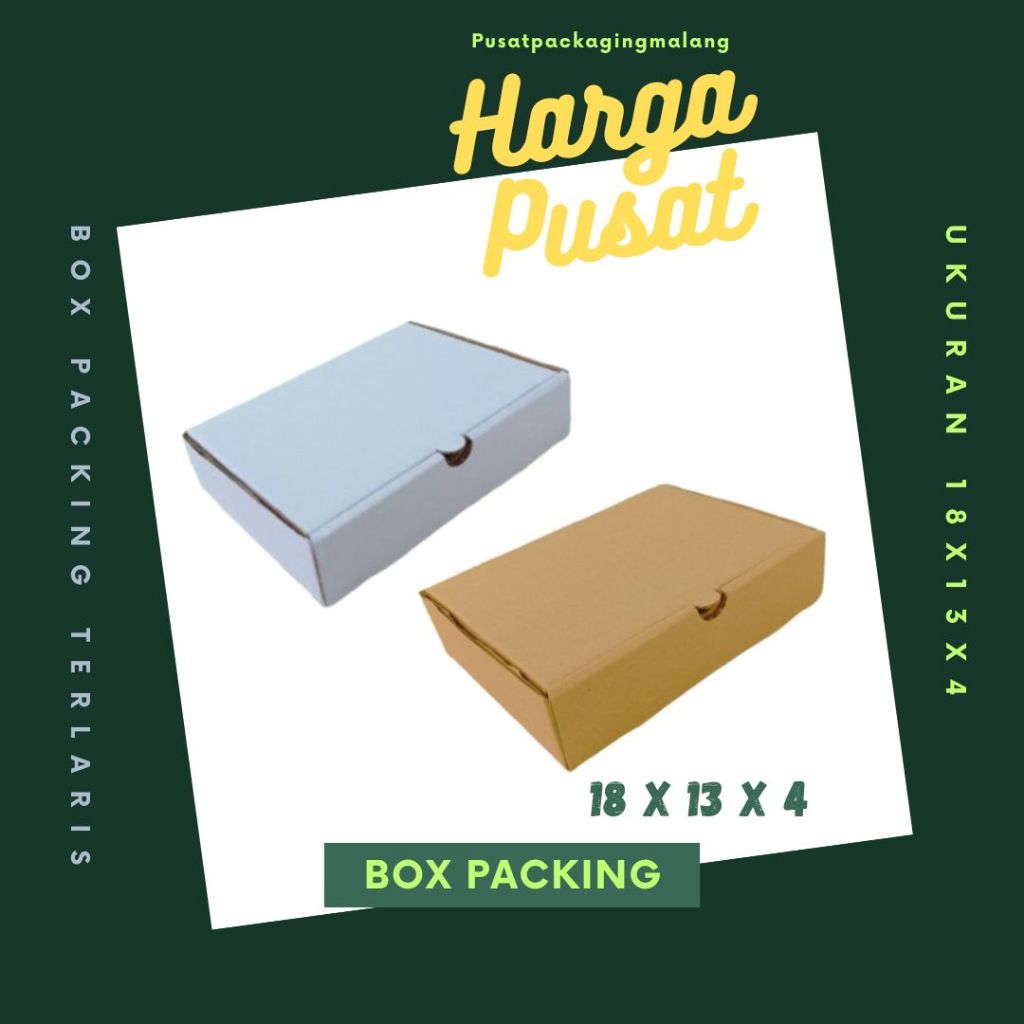 

Box 18x13x4 LD Kotak Kemasan Souvenir Dus Sparepart Bungkus Hampers Tangan Gift Hadiah Aksesoris Kosmetik Madu