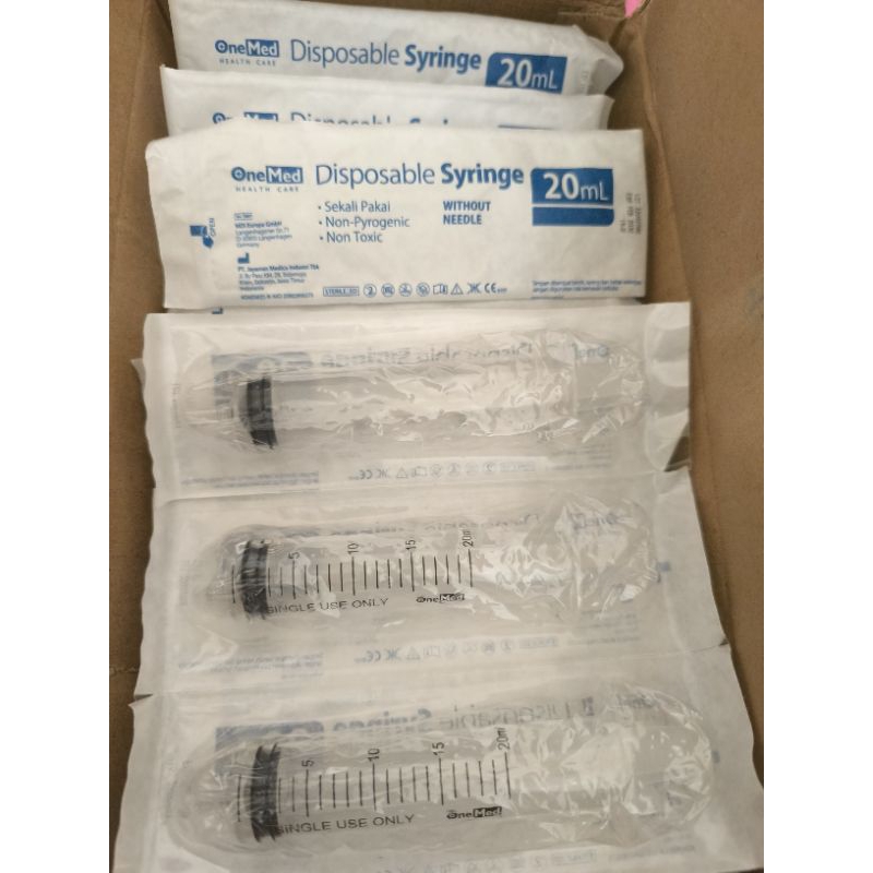 Spuit Syringe 20cc 20ml Onemed
