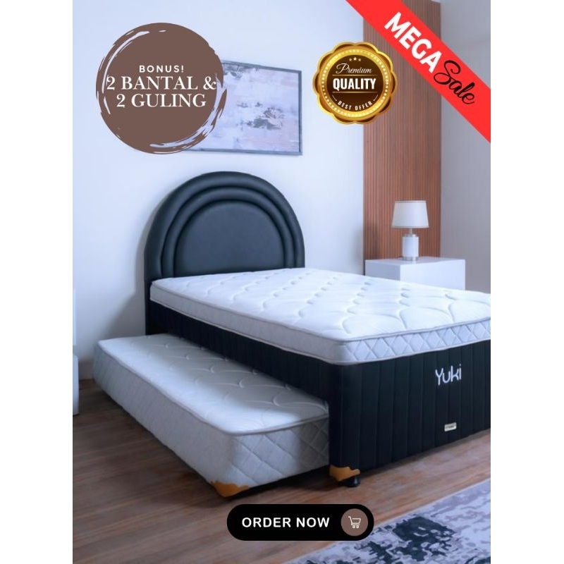 BONUS BANTAL GULING  BED SORONG ANAK OCEAN YUKI 120 X 200 CM | BED DORONG OCEAN YUKI 120 X 200 CM