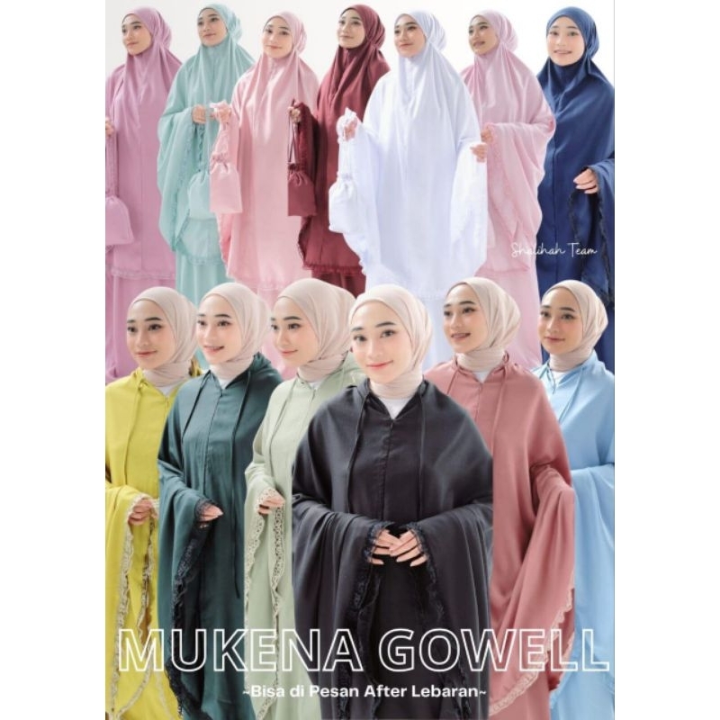 READY STOCK MUKENA GOWELL BY DALANOVA