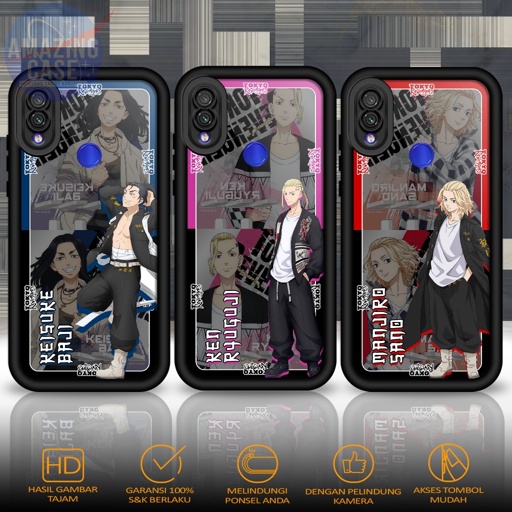 Softcase Glass kaca For REDMI NOTE 7 NOTE 7 PRO TYRG Casing Handphone Case Hp Procamera