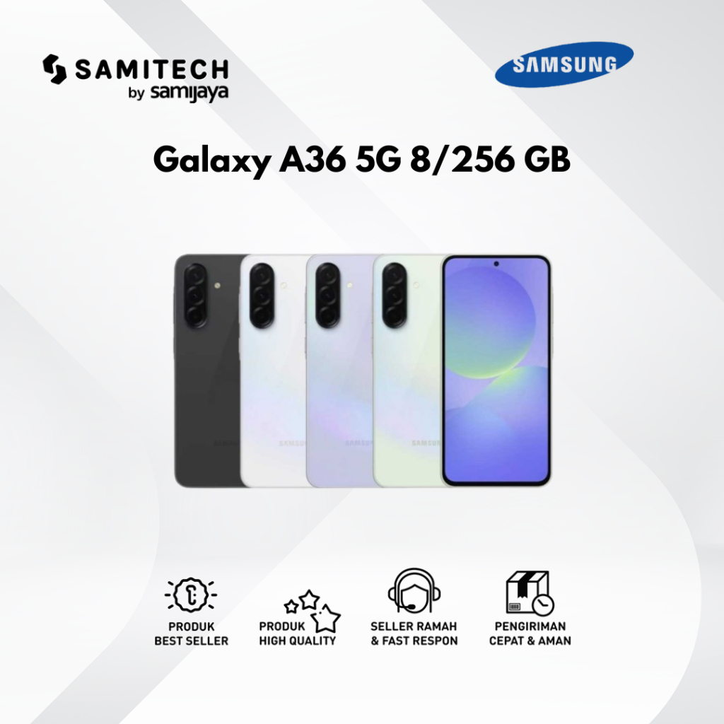 Samsung Galaxy A36 5G 8/256 GB LCD Super Amoled Smartphone 100% Original Garansi Resmi
