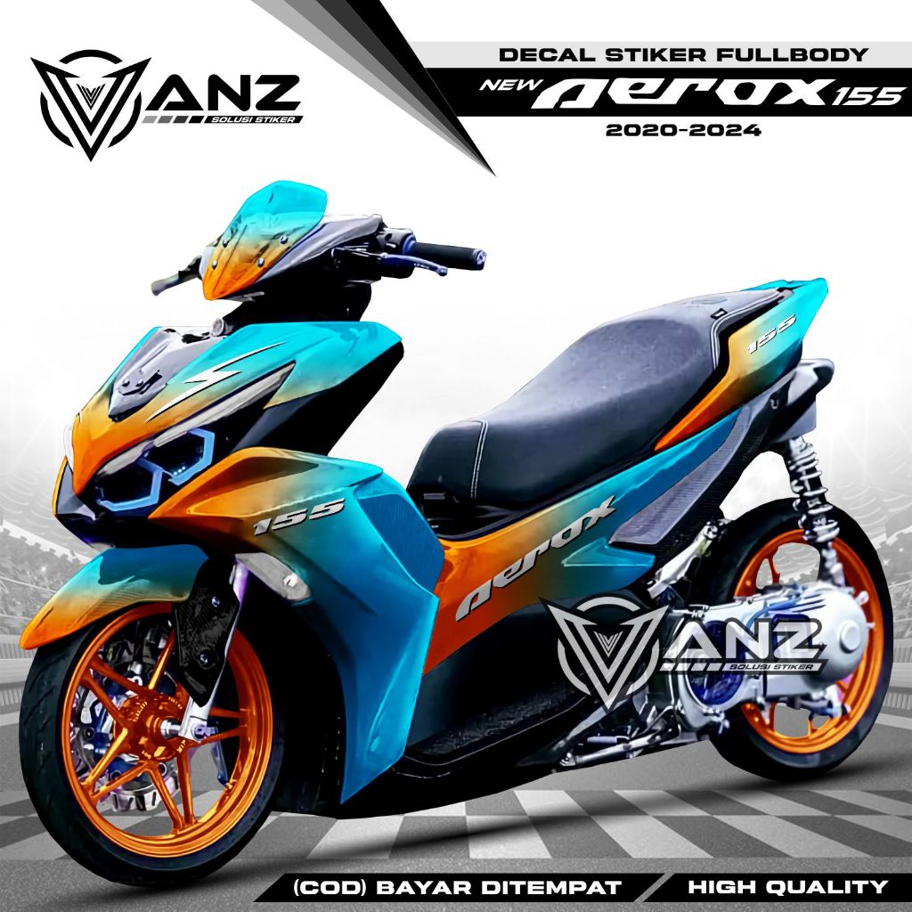Decal Custom Aerox 155 Fullbody Decal Aerox155 Motif Terbaru
