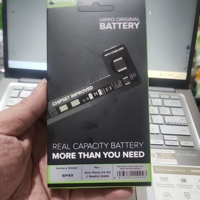 [ hippo battery bp49 ]-  - BP49 Poco F4 5G / Redmi K40S Batre Batrai Baterai