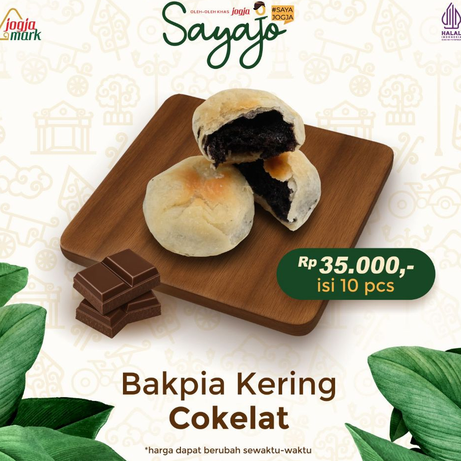 

SayaJo Bakpia Kering Coklat Isi 10 pcs 200 gr