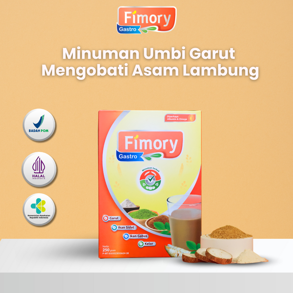

FIMORY - Minuman Sereal Umbi Garut Solusi Obati Asam Lambung Naik Secara Alami