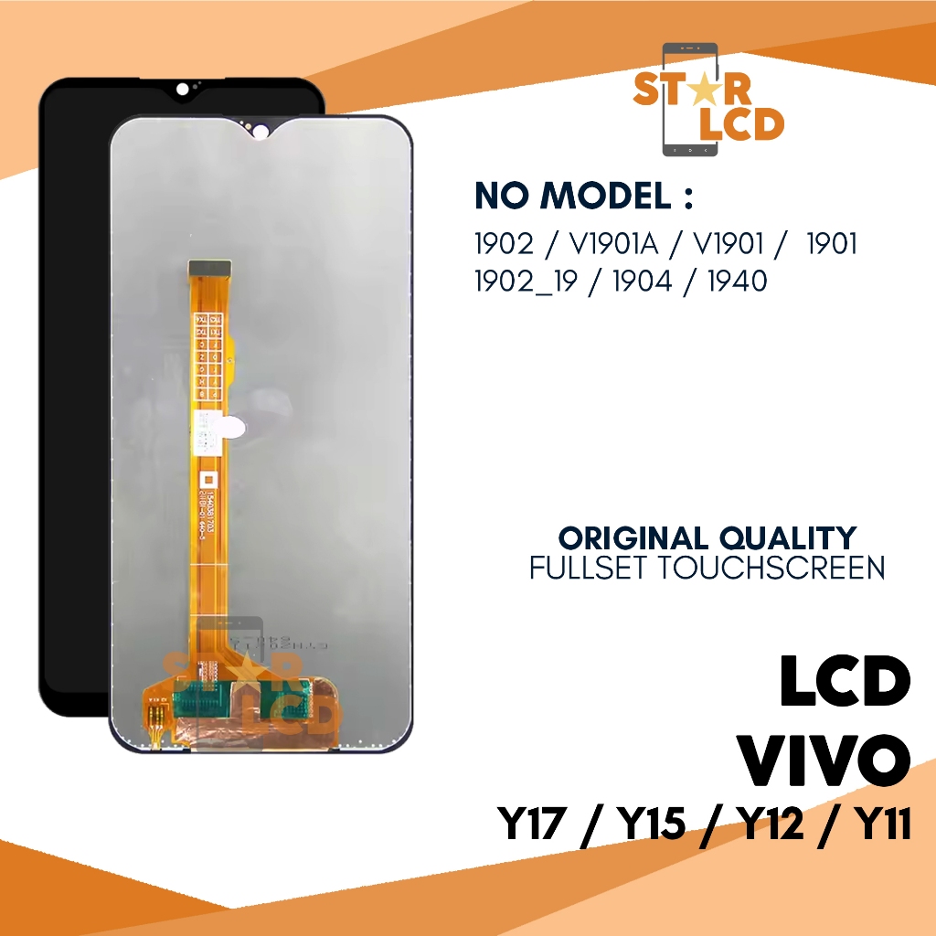Grosir LCD Vivo Y17 / LCD Vivo Y15  / LCD Vivo Y12  / LCD Vivo Y11 - Fullset Touch Screen