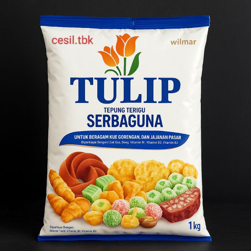 

Gendum Tulip 1kg / Tepung Terigu / Tepung Tulip / Gendum Tulip / Gendum Murah / Tepung Murah /Terigu