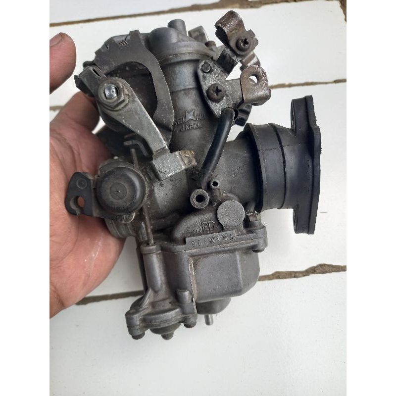 Karbu Karburator + Manipol Tiger Lama Tiger Normal ORI Copotan Motor