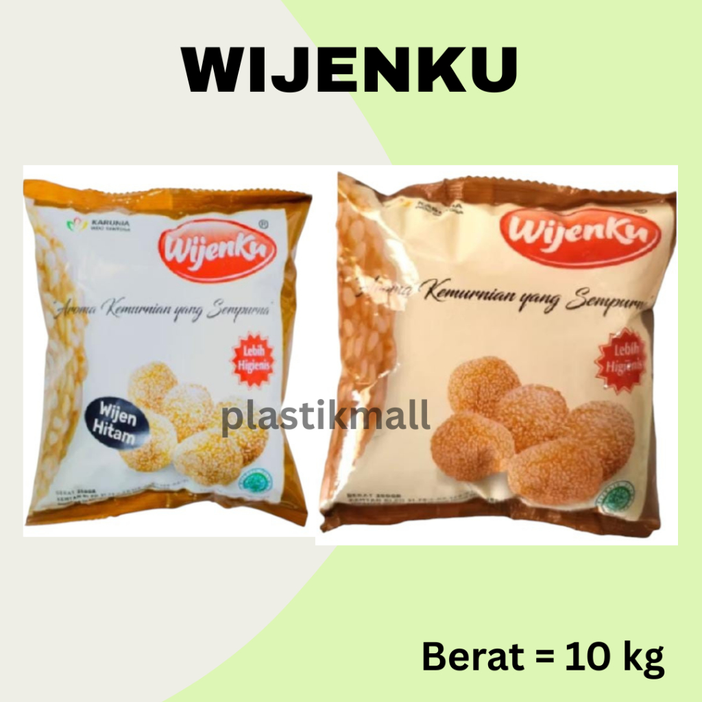 

(10KG) Wijenku Biji Wijen / Biji Wijen Wijenku / Biji Wijen Putih & Hitam - 1 DUS