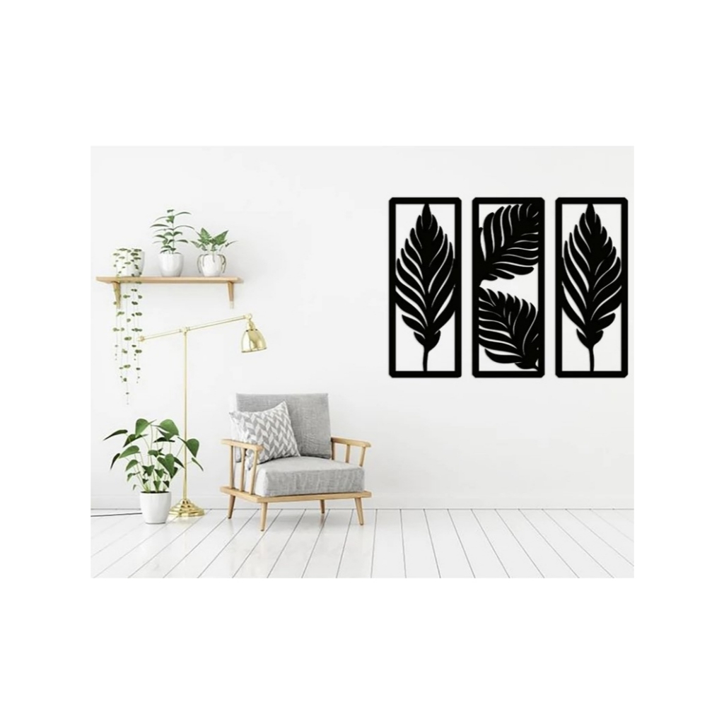 Dekorasi Hiasan Dinding Tema Daun Aesthetic