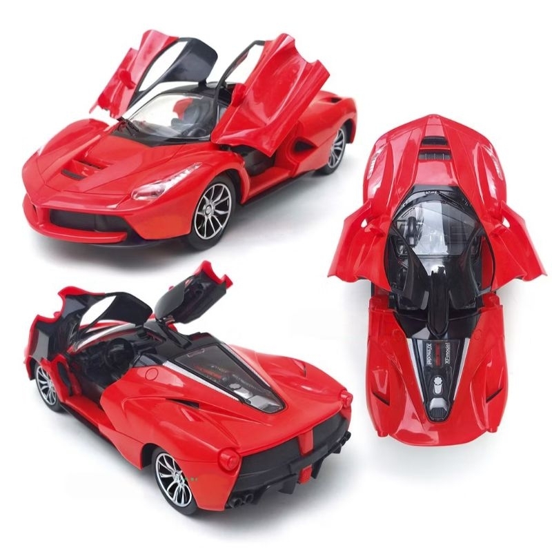 Mainan Anak Mobil Racing Sport Car Lambo Lamborghini RC Remote Control Ada Lampu Skala 1:16 PR17458