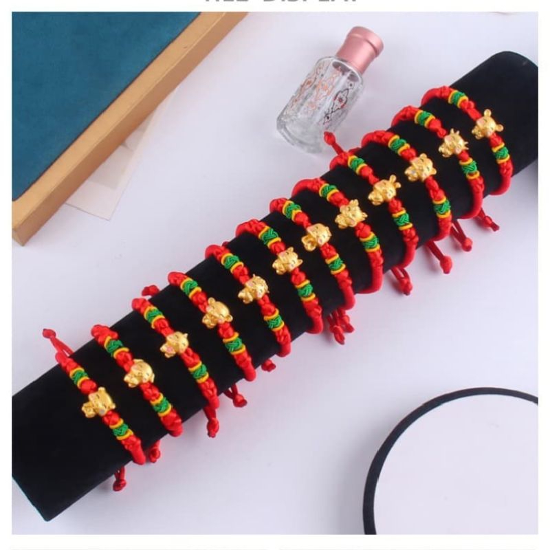 Gelang 12 Shio / Gelang Shio Terbaru / Gelang Tali 12 Shio / Gelang Tali Keberuntungan