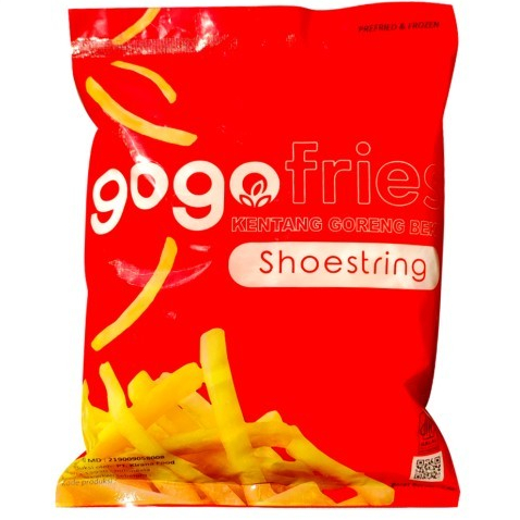 

GOGO Fries Shoestring 1 Kg - Kentang Frozen