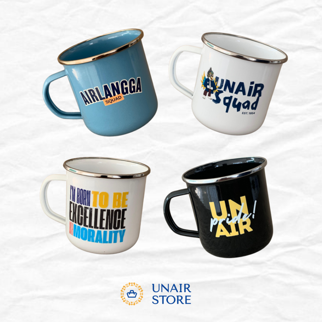 Mug Enamel Character Universitas Airlangga | UNAIR Store