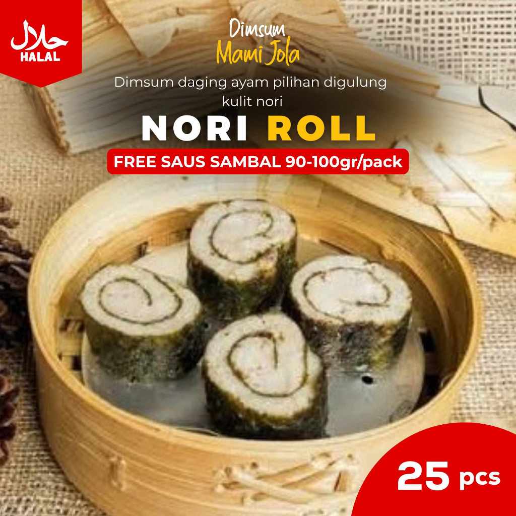 

@Palmerah Nori Roll isi 25 pcs (Frozen) FREE SAOS SAMBAL