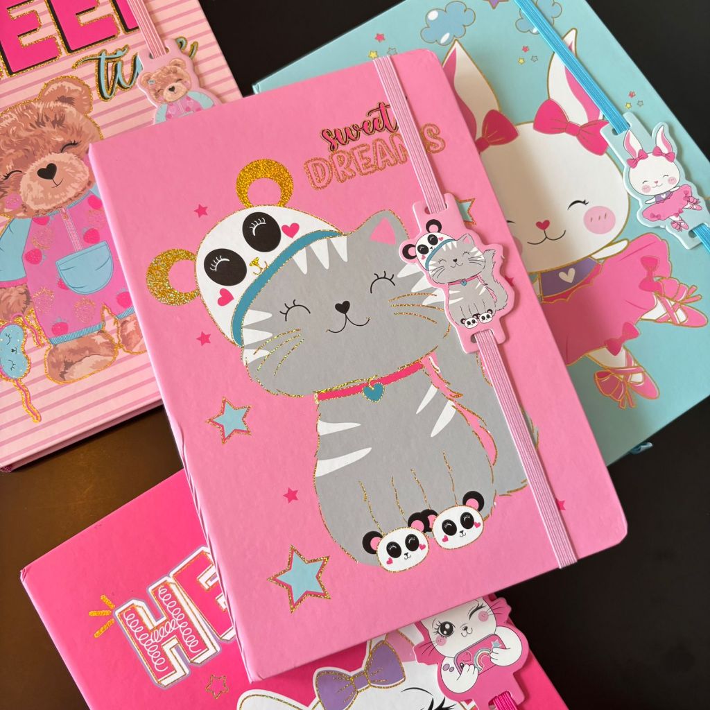 

A5 MIKIREI CUTE ANIMAL BEARS CATS DIARY | JURNAL CUTE JAPANESE DIARY BOOK