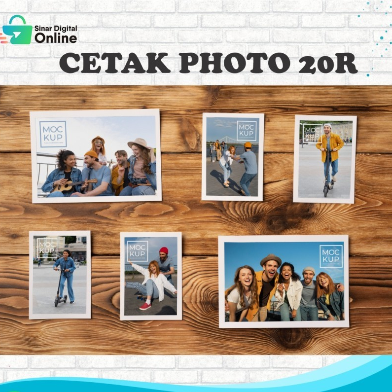 CETAK FOTO 20R 50 x 60cm BAHAN FOTO PAPER GLOSSY