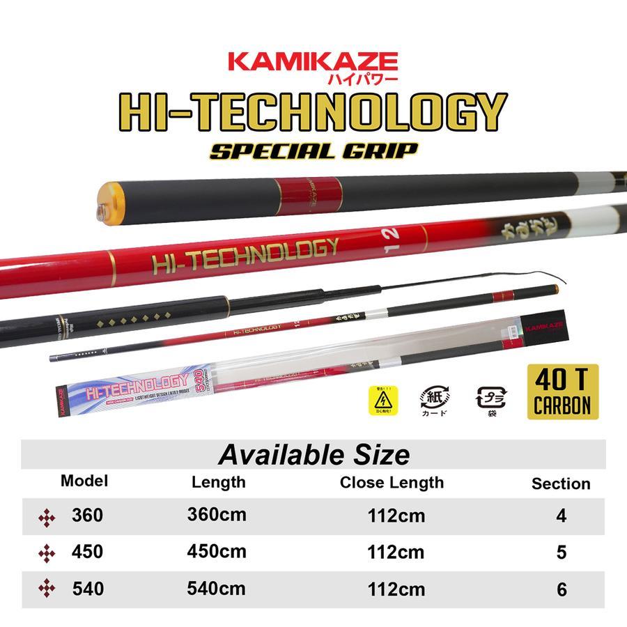 Joran Pancing Tegek Kamikaze Hi-Technology Action Hard