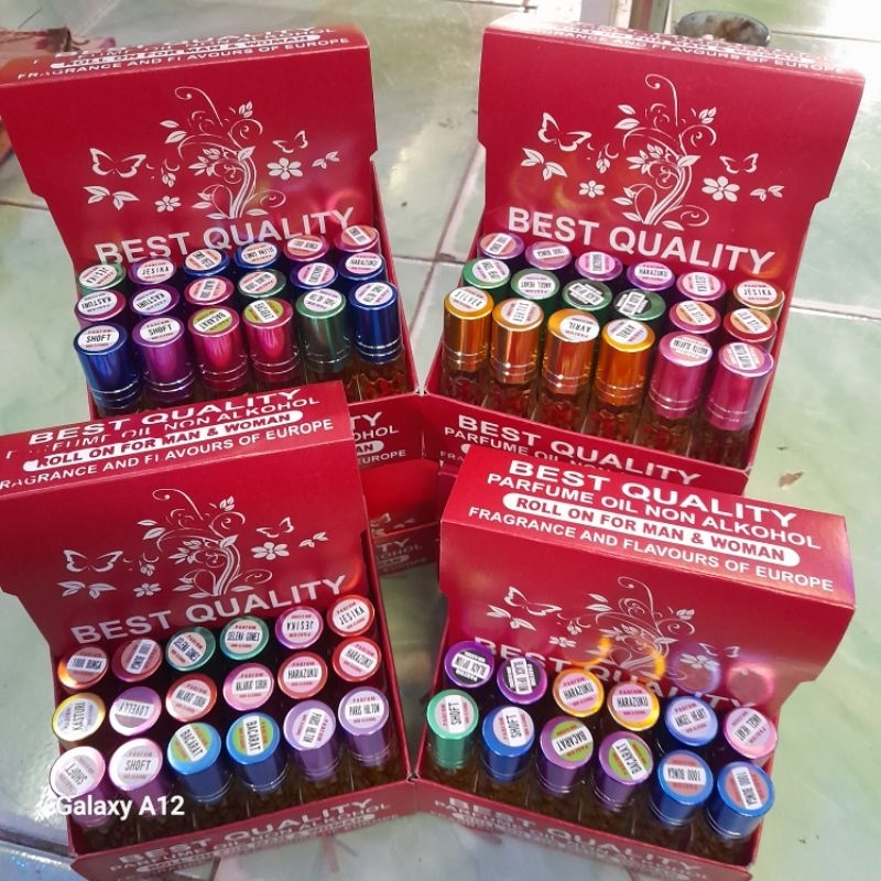 PARFUM ROLL ON 7ML 30 BOTOL PERBOX