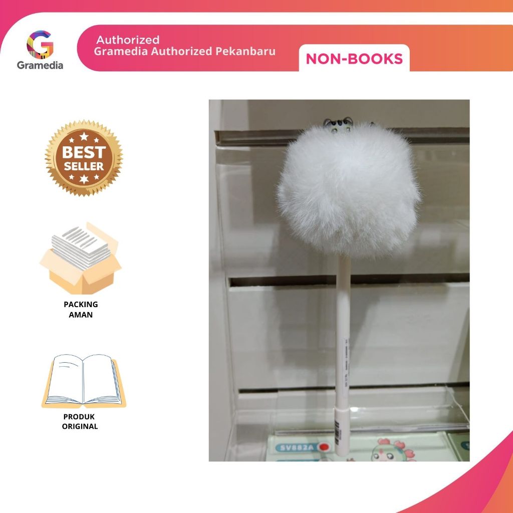 

Gramedia Pekanbaru - KAKO CAT POMPOM PEN ZF3777-7/16