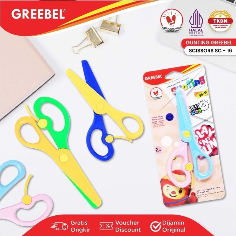 

GREEBEL GUNTING MINI GUNTING ANAK / GUNTING KERTAS (SC-16)