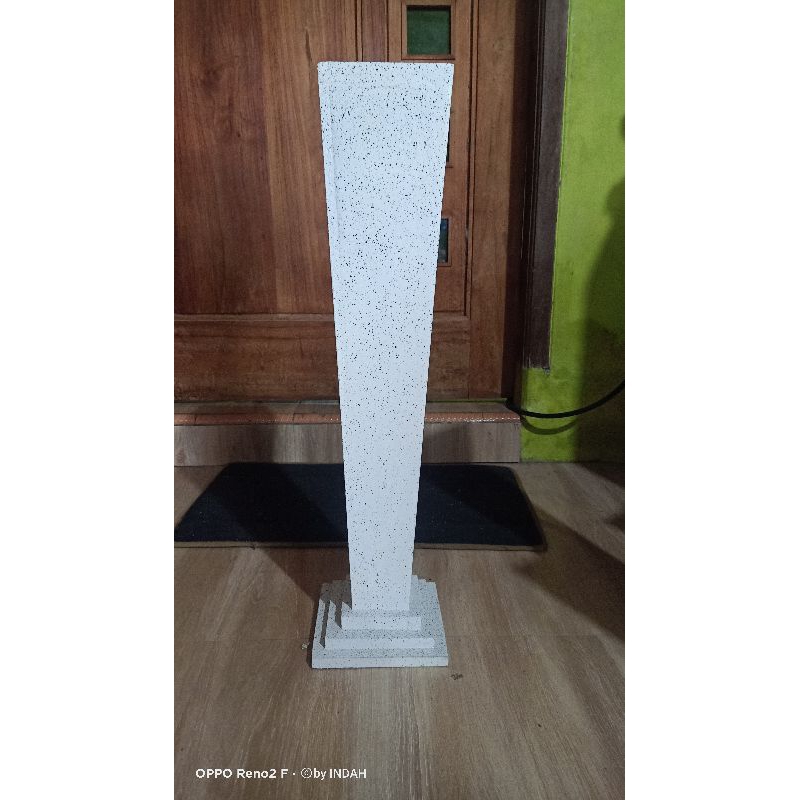PROMO VAS BUNGA MINIMALIS KAYU TINGGI 60 CM ANTI PECAH