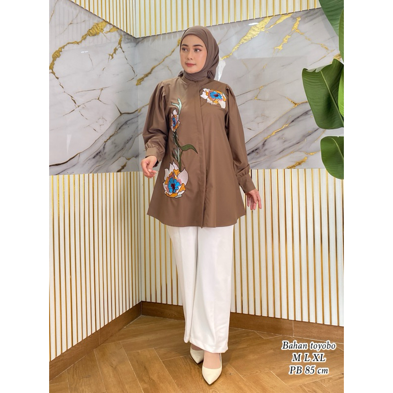 RIDD FASHION - ATASAN WANITA/TUNIK BORDIR/TOYOBO/ATASAN BORDIR