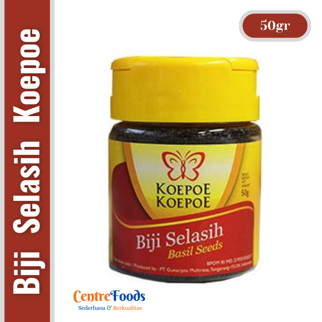 

Biji Selasih - Koepoe KOEPOE | 50gr [ Harga Per PCS ]
