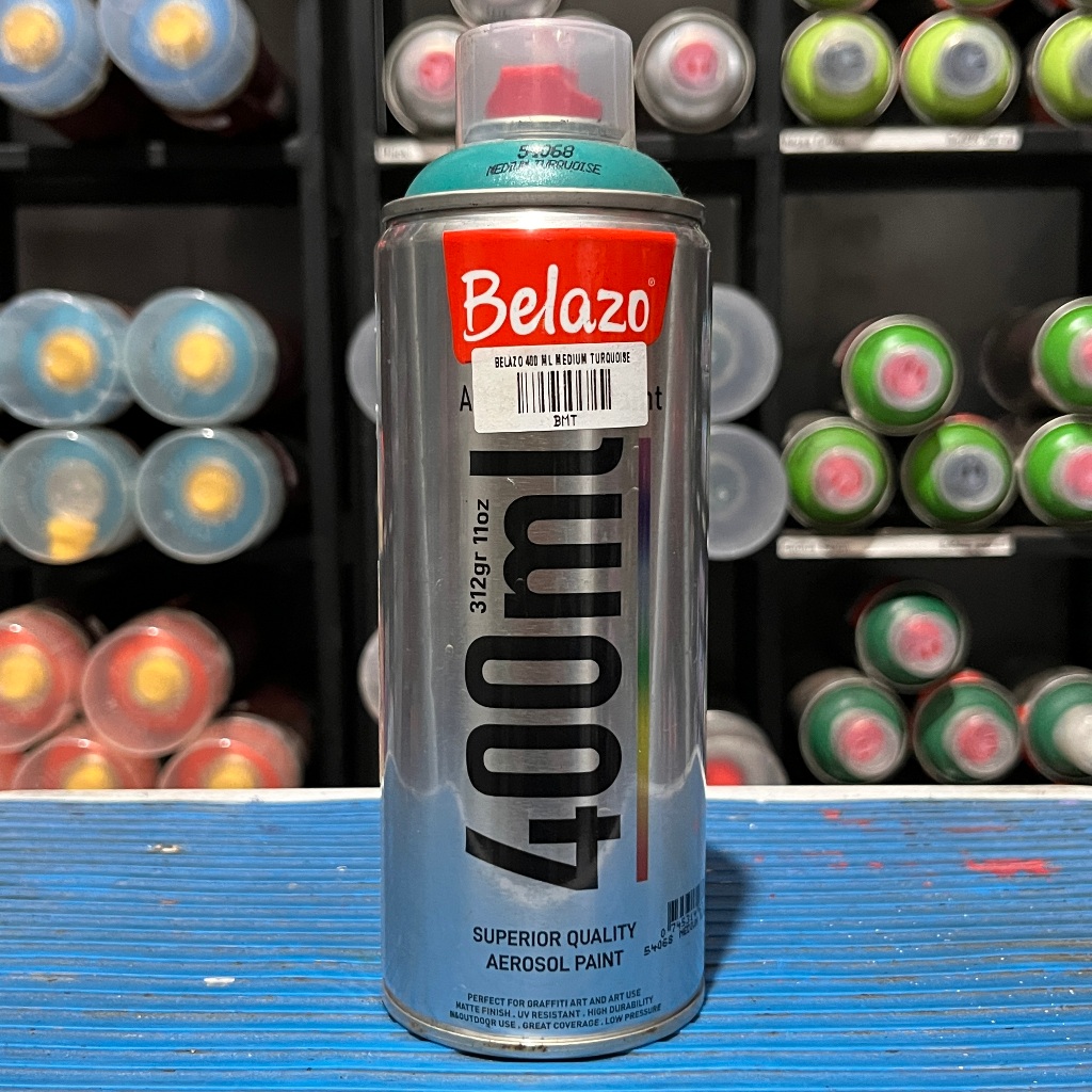 

Medium Turquoise - Belazo 400 ml - Spray Paint