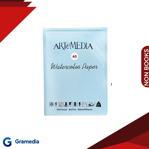 

Gramedia Medan - Artemedia A5 Watercolor Paper Sheet
