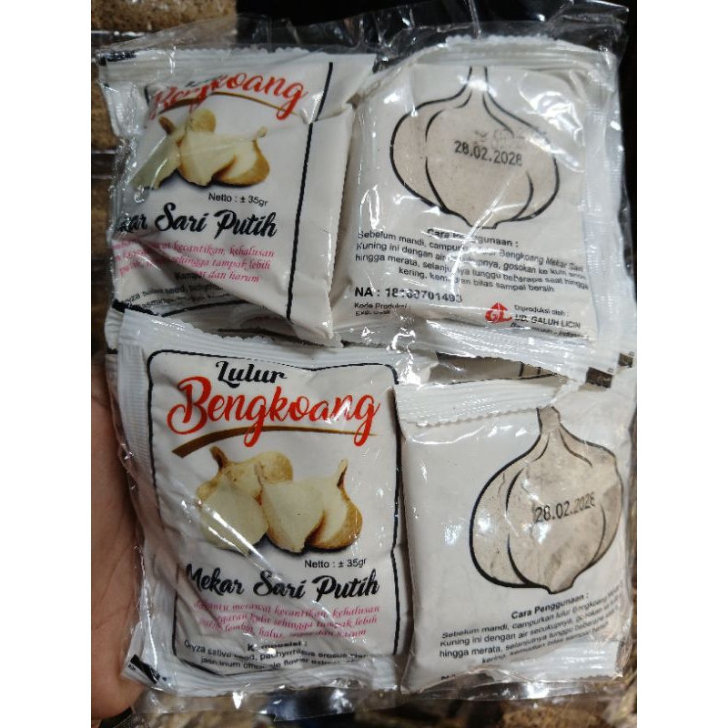 LULUR BENGKOANG MEKAR SARI PUTIH
