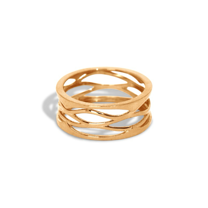 LULAPIN Gabriel Bold Hollow Ring 8K