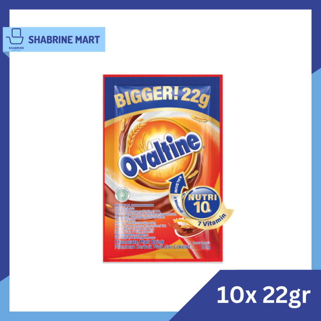 

Ovaltine Cokelat Malt Minuman Serbuk 22gr x 10pcs