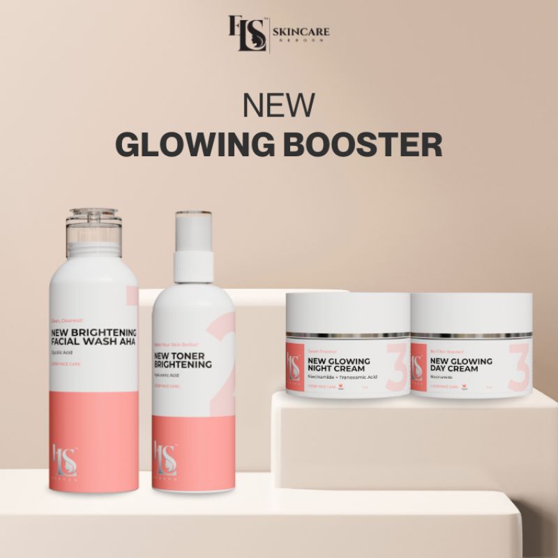 LS SKINCARE PAKET WHITENING GLOWING BOOSTER