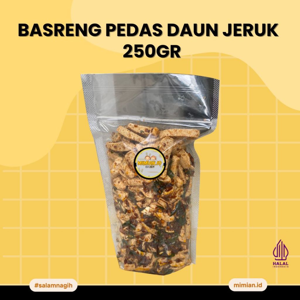 

MIMIAN - Basreng Stick Pedas Daun Jeruk 250gr