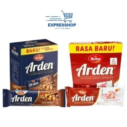 

1 PACK ROMA ARDEN TENDER BITE COOKIES RASA CHOCO SPLENDID DAN YOGURT STRAWBERRY. ARDEN KUKIS KERING DILUAR LUMER DI DALAM. Biskuit
