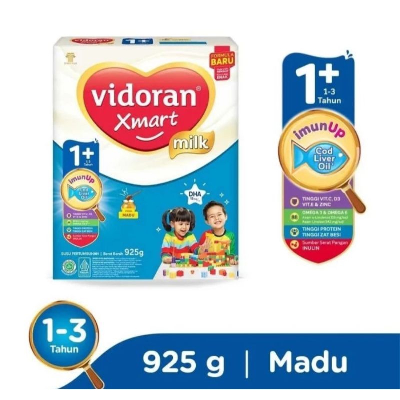 

Vidoran Xmart 1+ Plus (Madu) 925 gram