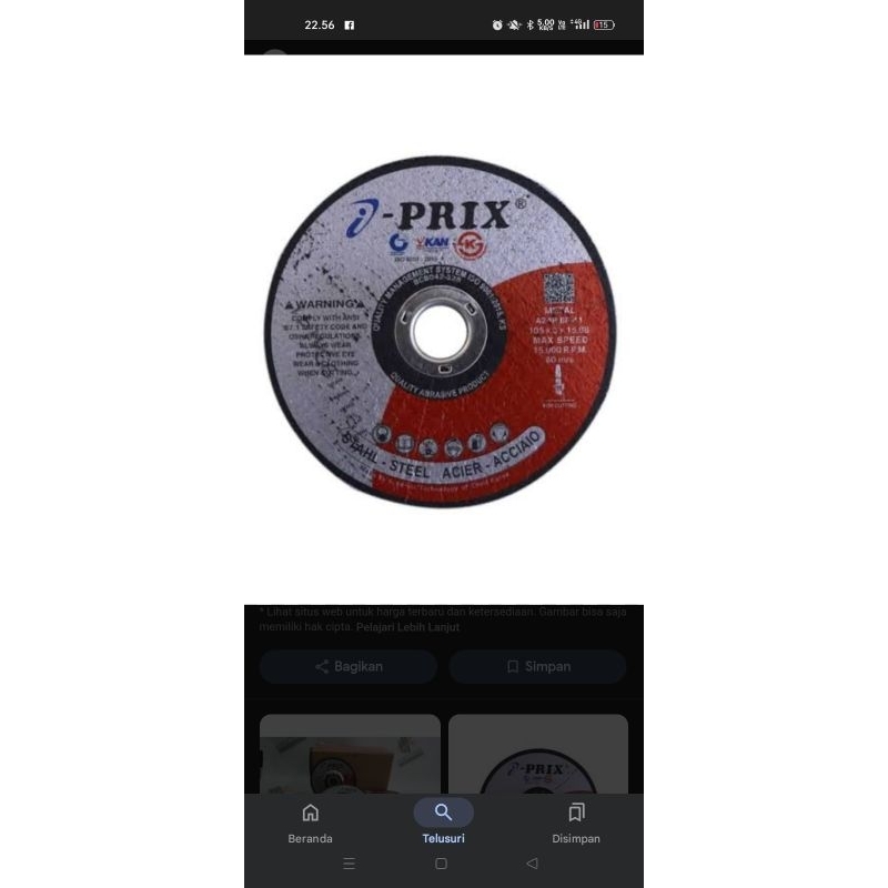 batu grenda potong merk iprix 4"