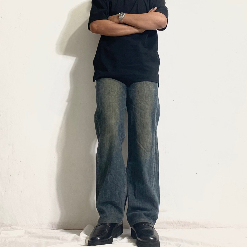 Jeans pria regular original Levi's, Edwin & Uniqlo | cek deskripsi