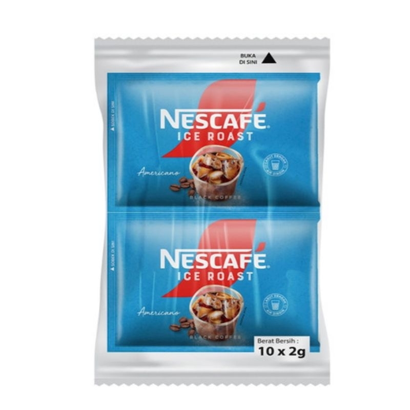 

Kopi Nescafe Ice Roast isi 10 sachet × 2gram
